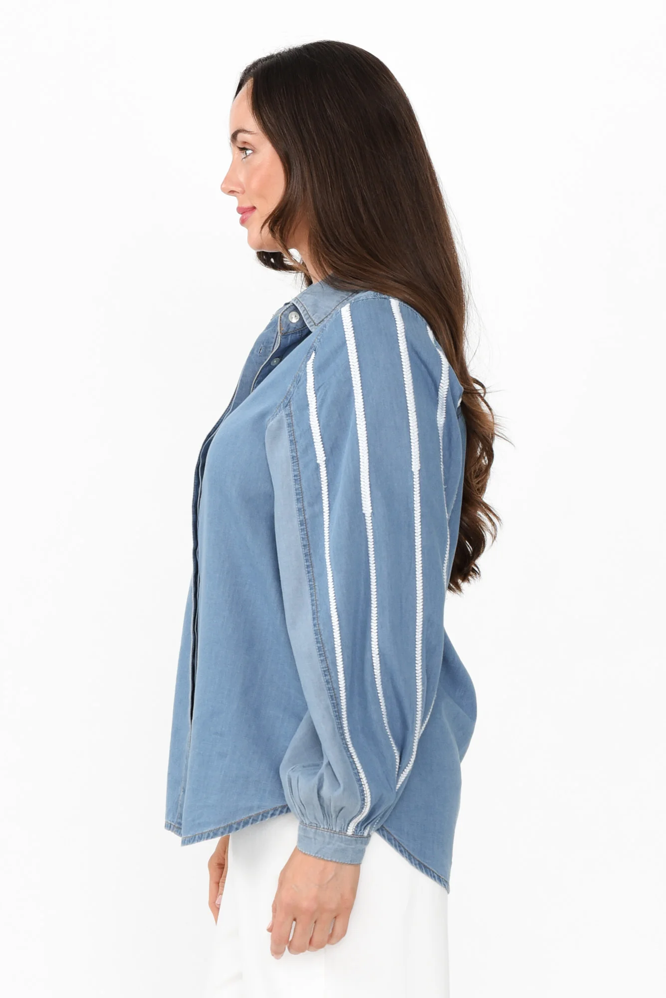 Stella Blue Denim Shirt - Image 3