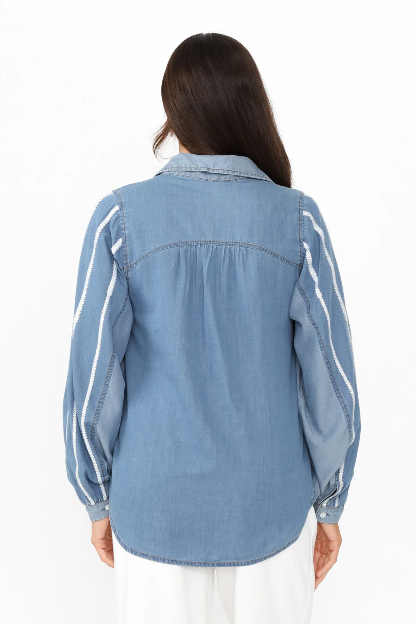 Stella Blue Denim Shirt - Image 4