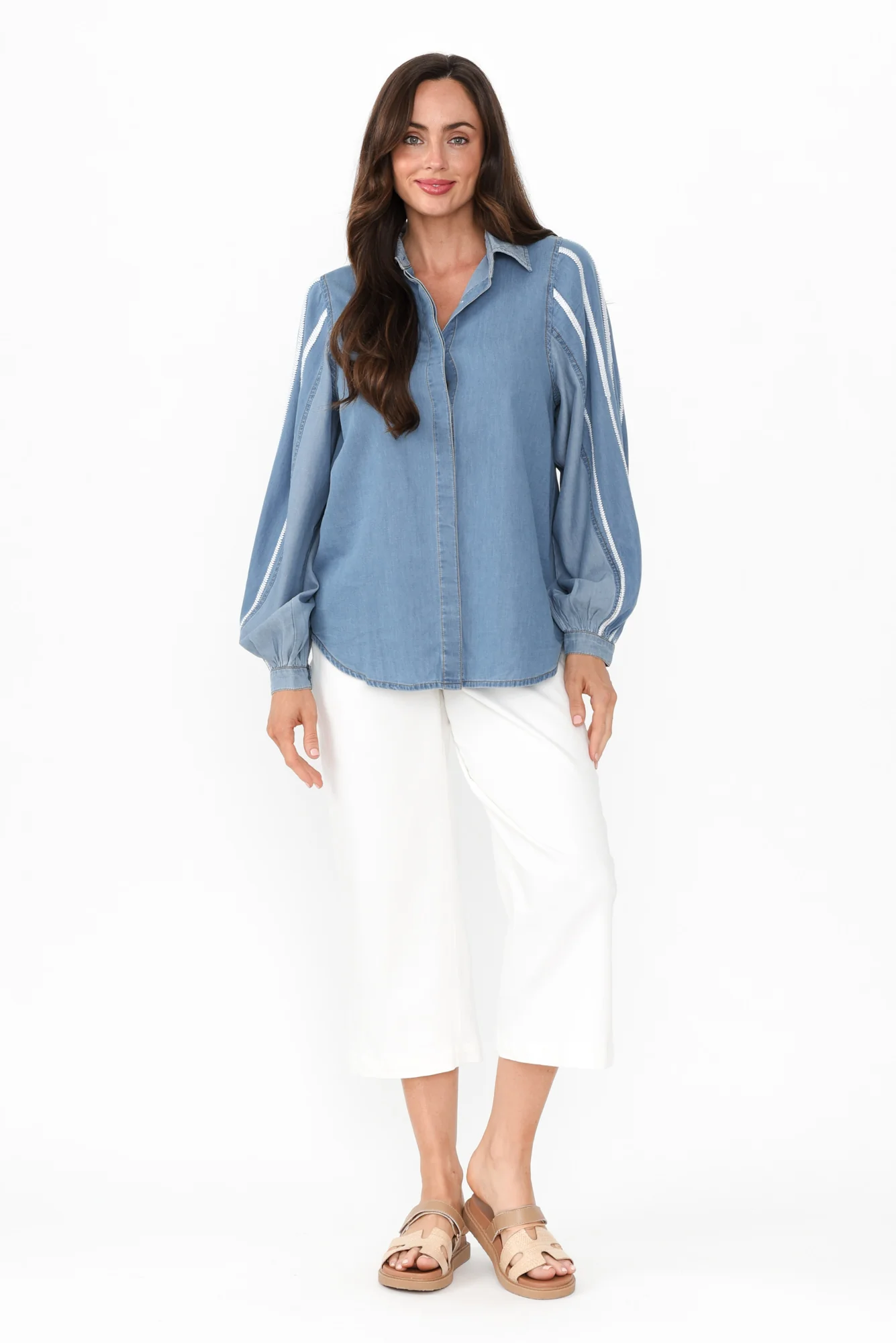 Stella Blue Denim Shirt - Image 6