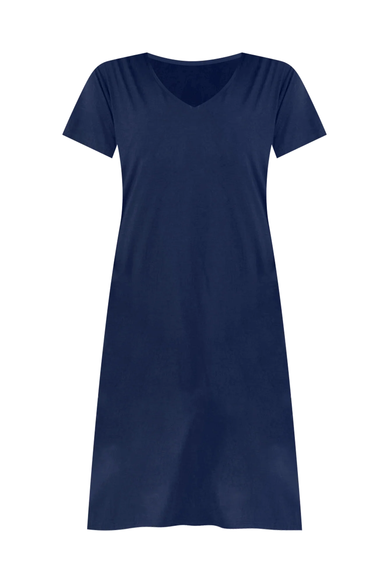 Tiffany Navy Bamboo Tee Dress - Image 6