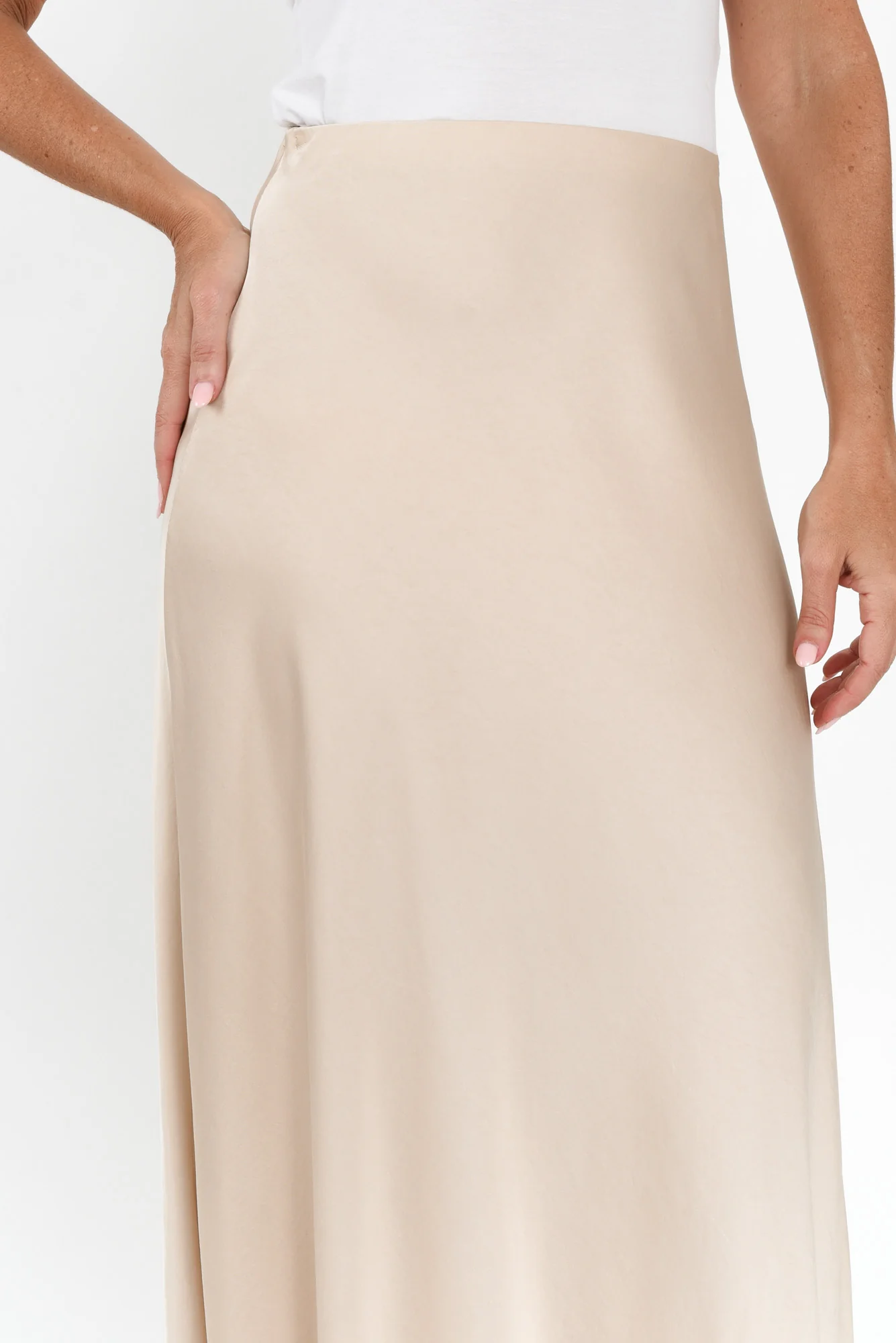 Tilba Champagne Maxi Skirt - Image 7