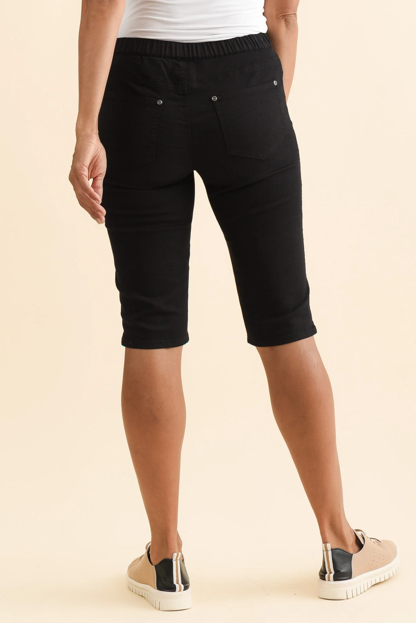 Tora Black Stretch Shorts - Image 4