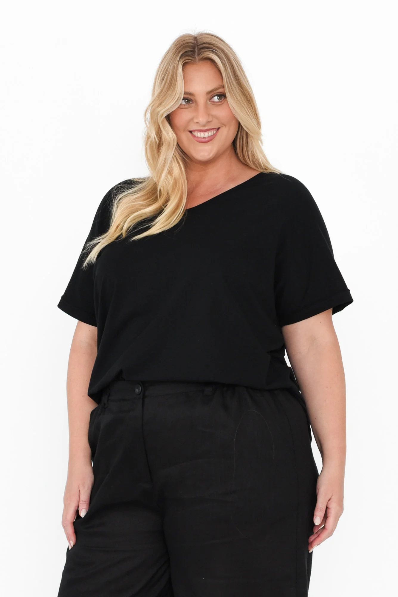 Toronto Black Cotton Tee - Image 10