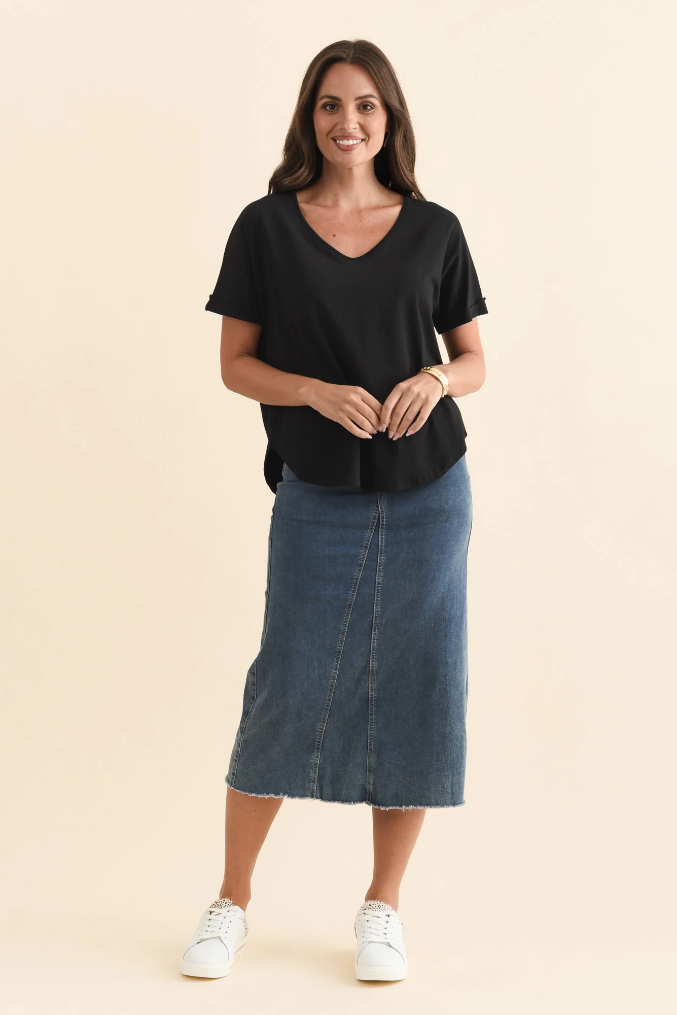 Toronto Black Cotton Tee - Image 7