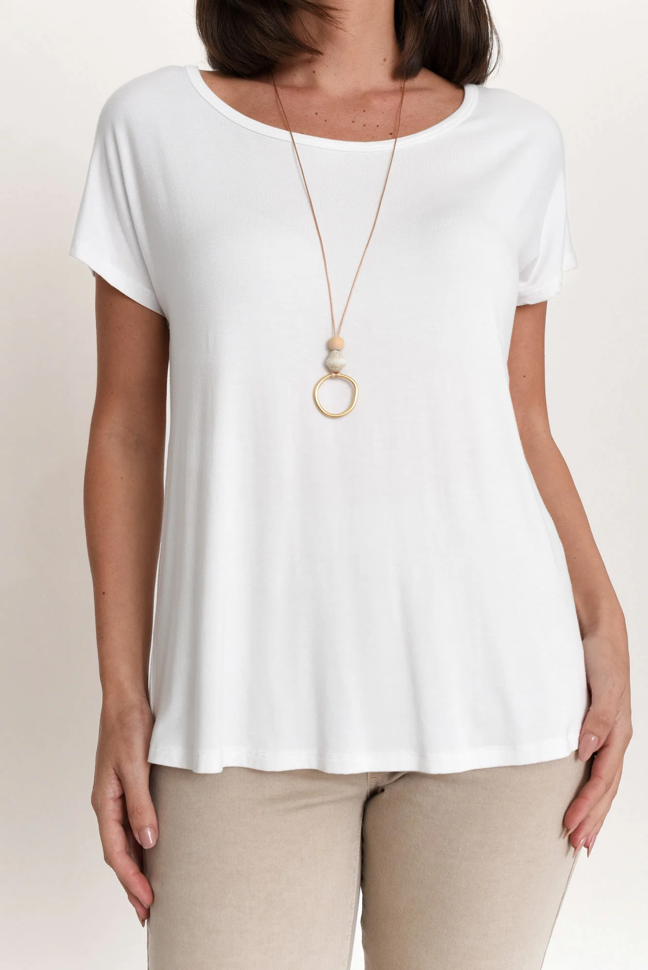 Eadie White Bamboo Top - Image 6