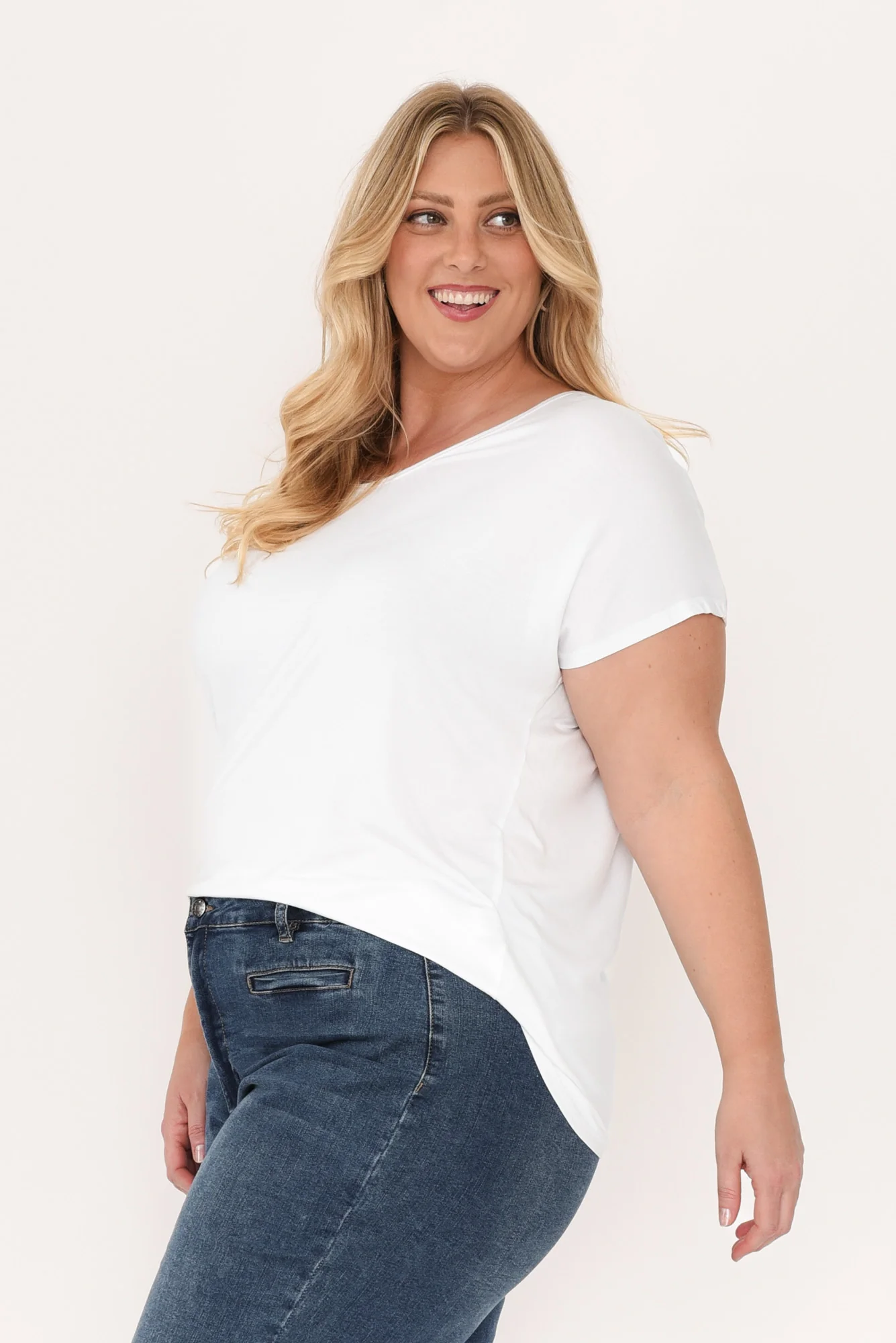 Eadie White Bamboo Top - Image 9