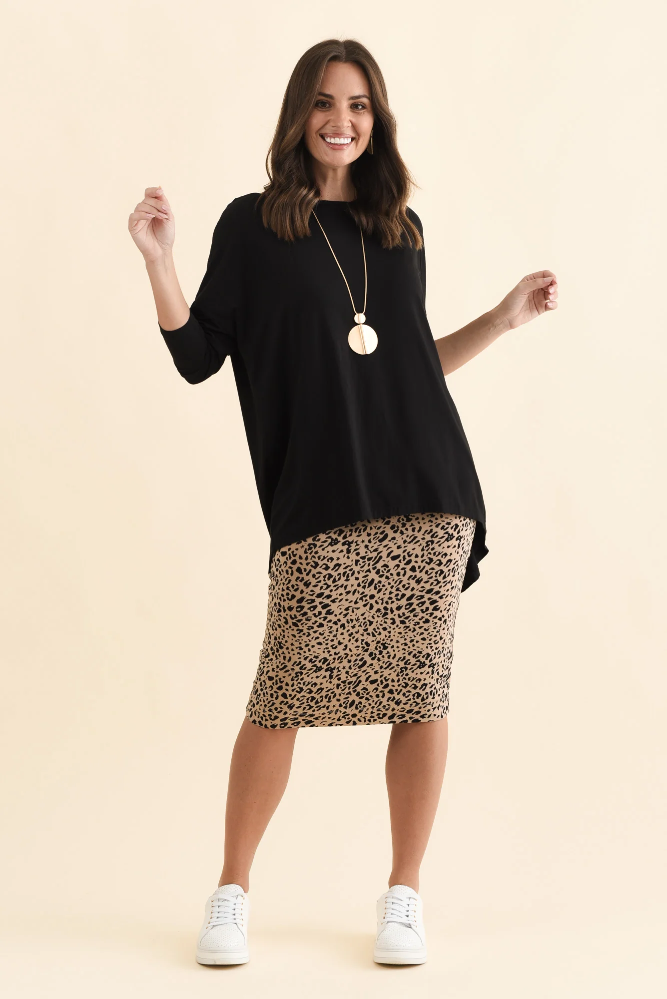 Whitney Leopard Bamboo Tube Skirt - Image 3