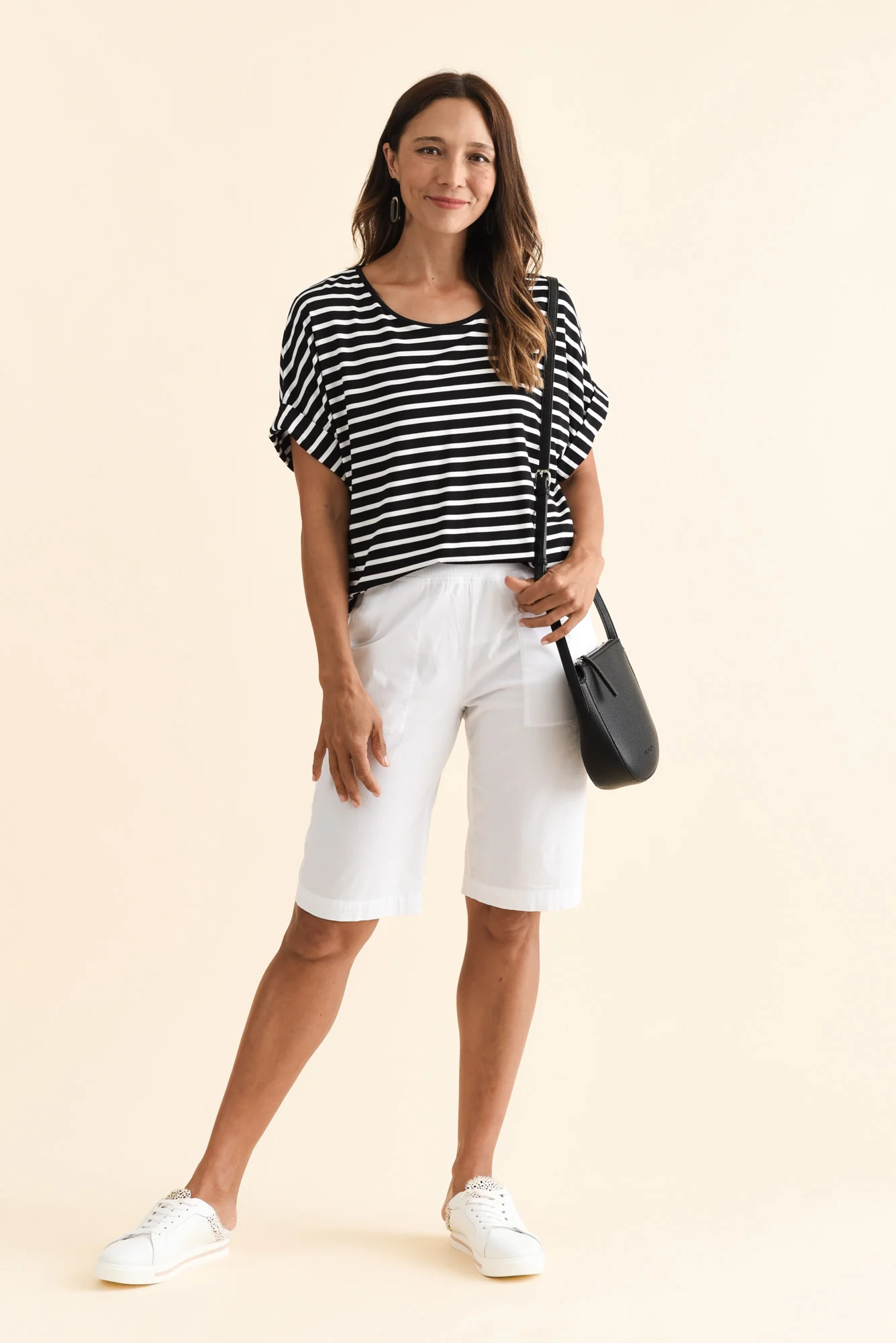 Wilson White Cotton Shorts - Image 3