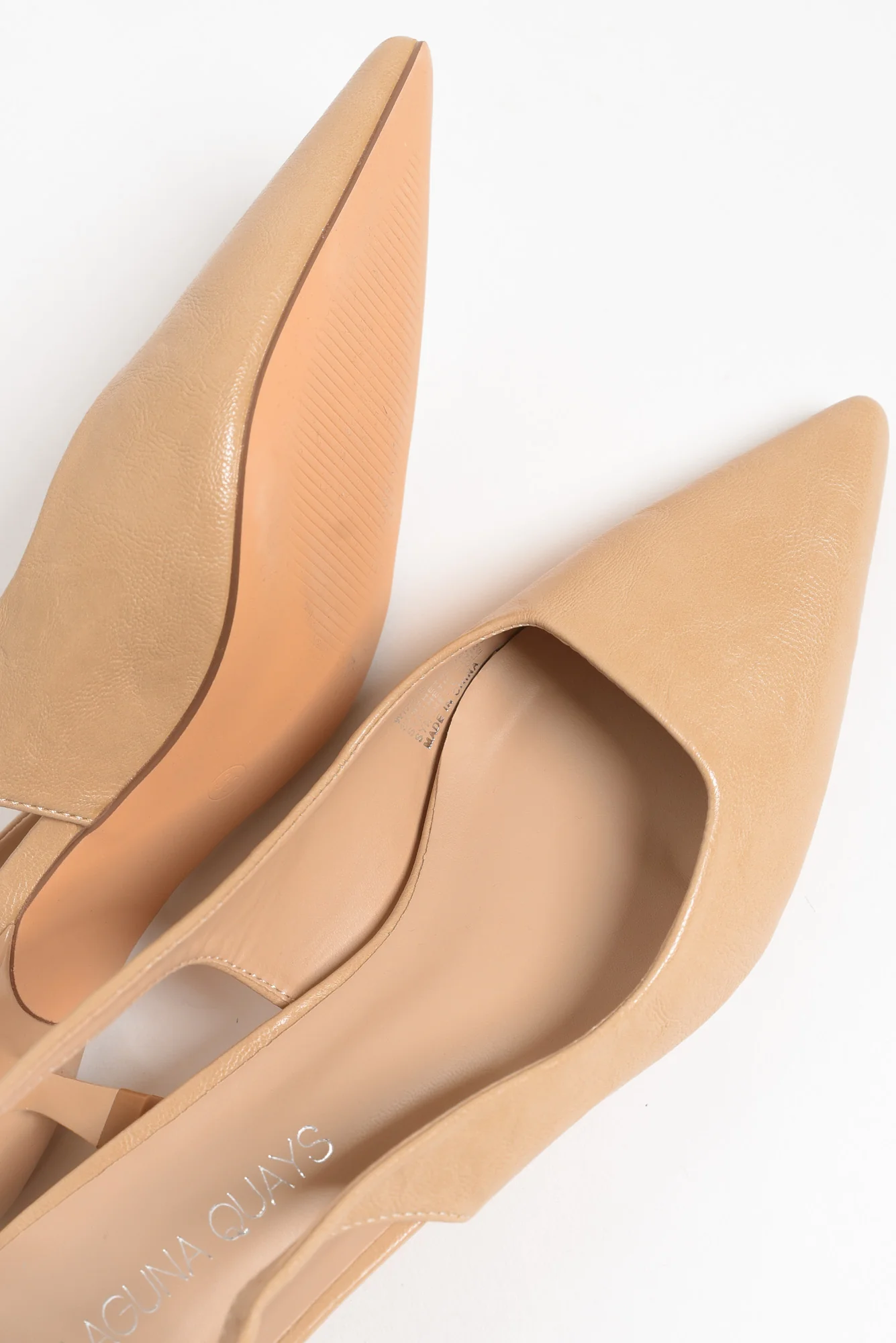 Wizz Beige Slingback Heel - Image 3