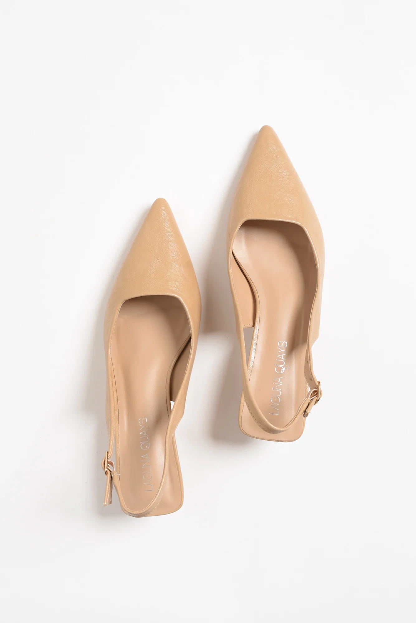 Wizz Beige Slingback Heel - Image 4